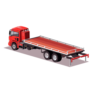 A truck in a secure port facility